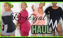 ROSEGAL PLUS SIZE TRY ON HAUL | Plus Size Fall Transition Outfits