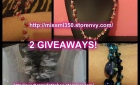 MissMl350 Jewelry Store & Needles & Stiches Review + 2 Giveaways!