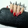 Red, Glitter And Spikes