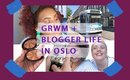 VLOG: GRWM + blogger life in Oslo