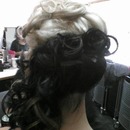 Pin Curls Up Do
