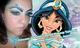 Princess Jasmine inspired Makeup Tutorial! Maquillaje inspirado en Jasmine