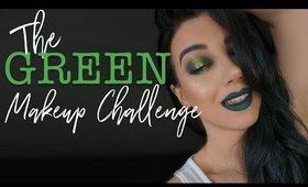 The Green Makeup Challenge! | MsQuinnFace