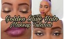 Golden Olive Halo Makeup Tutorial | Nay Denise