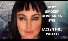 SEXY SMOKEY OLIVE GREEN EYES TUTORIAL / MAKE UP FOR HAZEL EYES