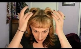 Primped & Painted : Vintage Victory Roll Rockabilly Hair Tutorial