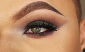 Jet Couture | Sparkly Black Smokey Eye