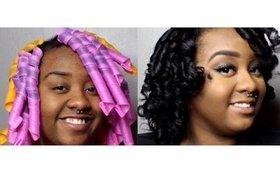 Curlformers Extra Long & Wide Styling Kit | Demo & Results on 4a Natural Hair