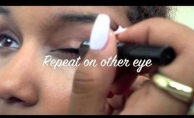 HOW TO: WINGED EYELINER IN UNDER 5 MINUTES!!!