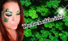 Saint Patrick's Day The luck of the Irish Makeup / Maquillaje del Día de San Patricio
