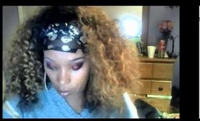 Christmas Ornament eye look tutorial