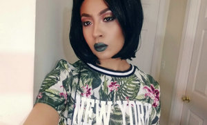 This is one of the two Rihanna inspired makeup looks from her work video. Check out my youtube channel to see how I created this look and a list of products. www.youtube.com/elegantrissa