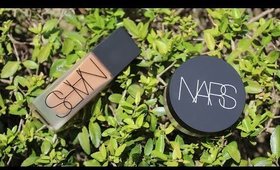 NARS All Day Luminous Weightless Foundation Review + NARS Soft Velvet Loose Powder