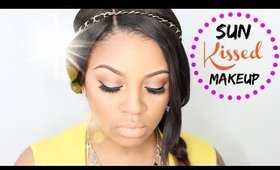 GRWM| Simple Sun Kissed Makeup Tutorial #FABCollab @BreezynFAB