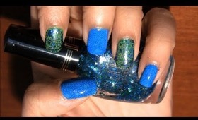 Green and Blue Nails