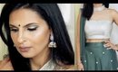 Eid/Indian/Asian Makeup Tutorial 2016 | Easy Gold and Green Eyes | Manisha Moments