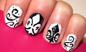 Fleur-de-Lis Nails