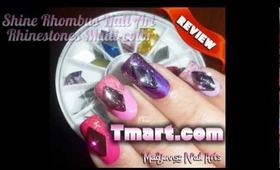 Tmart.com Shine Rhombus Nail Art Rhinestones Multi-color Review