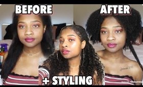 Has My Pregnancy Changed My Hair? | Straight to Curly (4b/4c) + Simple Curly Hairstyle