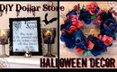 DIY Halloween Decor │ Dollar Store Goth Decor │ Skull & Rose Wreath