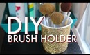 DIY Recycled Brush Holder