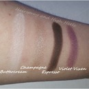 Eye shadow swatches  from Red Apple Lipstick 
