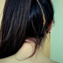 my hair with little braid :D 