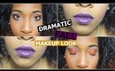 Dramatic Fall Makeup Look | Copper Eyes & Purple Lip
