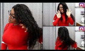 Brazilian Deep Wave Lace Front Wig Install!! Tinashe Hair!!