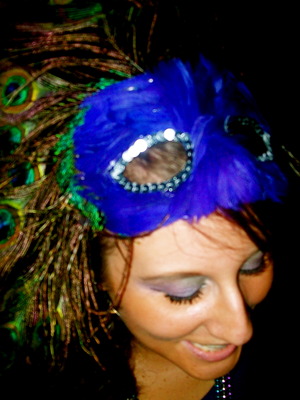 Halloween '10...Peacock makeup!