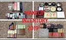 Makeup Inventory 2019