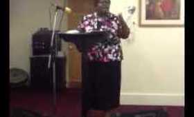 Sis Traci Bryant bringing the Word