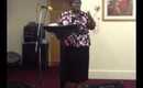 Sis Traci Bryant bringing the Word