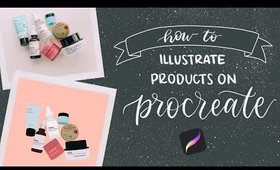 How to Create a Product Illustration on PROCREATE *BEGINNER'S TUTORIAL* | Simple + Easy