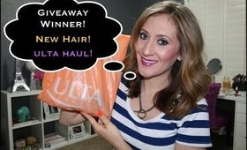 New Hair, Ulta Haul & Giveaway Winner Announcement!