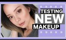 TESTING NEW MAKEUP from DERMABLEND, HOURGLASS, and SIGMA