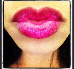 Tried something New from Victoria's Secret "Pout Lip stain" in ENDLESS PINK 