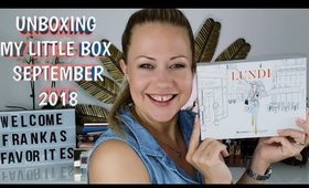UNBOXING MY LITTLE BOX SEPTEMBER 2018 + VERLOSUNG
