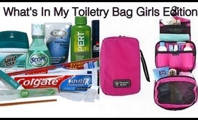 Whats In My Travel bag Toiletries bag How To Pack For Travel Organization Tips