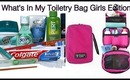 Whats In My Travel bag Toiletries bag How To Pack For Travel Organization Tips