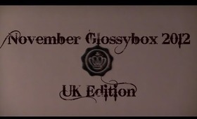 November Glossybox 2012 UK - The one I absolutely love!