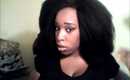 Afro Wig Tutorial (wearing it out)