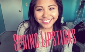 My Favorite Spring Lipsticks!