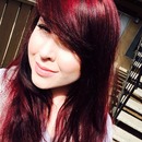 Went from jet black to red hair! Im in love
