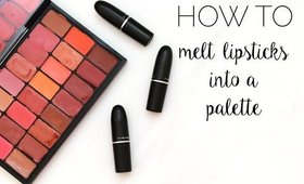 How To Create a Lipstick Palette | Melting Method