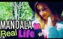 ✍🏽HUGE MANDALA IN REAL LIFE // Speed Drawing | Lenovo Yoga Book