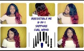 How To: Glamourous Curls With Curling Wand |  Irresistible Me Sapphire 8 in 1 Complete  Curler