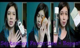 September Favorites + Nopes!