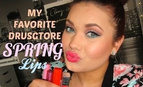 My Fav Drugstore Spring Lipsticks  Glosses