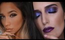 Holiday Night & Day Glitter Lips Collab w/ Vic Brocca ! | Mariah Alexandra